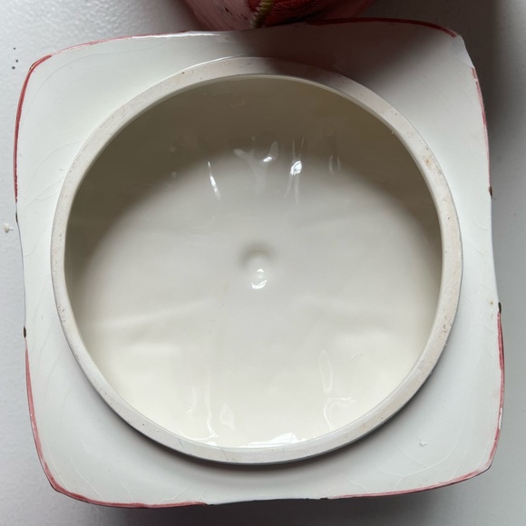 World Bazaars Christmas Gift / Present With Bow, Large Ceramic Cookie Jar - Picture 11 of 13